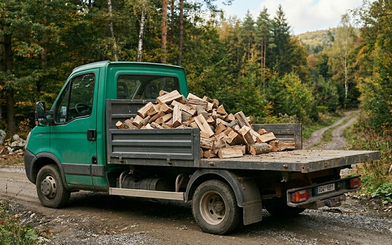 Rychlé dodání dřeva